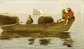 [Three Boys in a Dory]