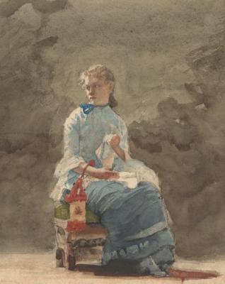 [Homer - Woman Sewing] 