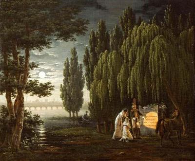 [Horace Vernet - At the Tomb of Colonel Monginot] 