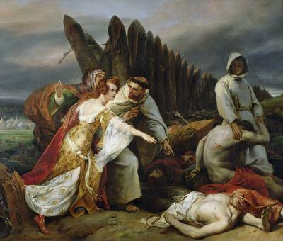 [Horace Vernet - Edith Finding the Body of Harold] 