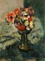 [Anemones and Other Flowers in a Vase]