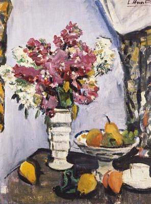 [Hunter - Summer Blossom and a Bowl of Fruit, with a Cup and Saucer] 