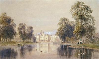 [Ince - The Horse Guards from the Bridge, St James's Park, London] 