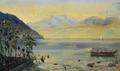 [Lake Leman with the Dents du Midi in the Distance]