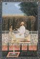[Couple on a Terrace in a Garden]