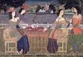 [Portuguese Women Eating a Meal, Goa]