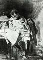 [Napoleon Studying his Maps by Lamplight]
