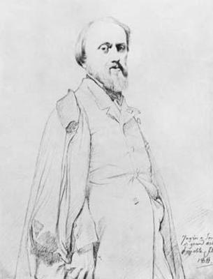 [Ingres - Portrait of Hippolyte Flandrin] 