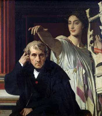 [Ingres - Portrait of Italian Composer] 