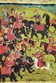 [A Battle Scene, from the Shahnama, Book of Kings]