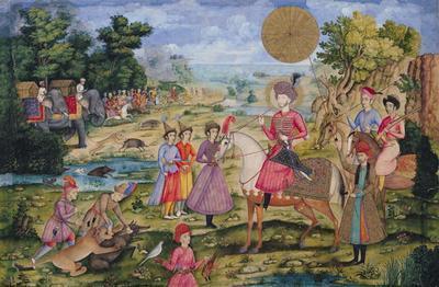 [Islamic School - Royal Hunt, from Isfahan, Iran] 