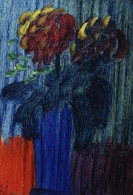 [Jawlensky - Flowers in Blue Vase, 1936] 
