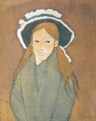 [John - Girl with Large Hat] 