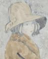 [Study of a Little Girl in a Wide Brimmed Hat]