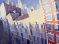 [Sunset, Waverly Place, New York City]