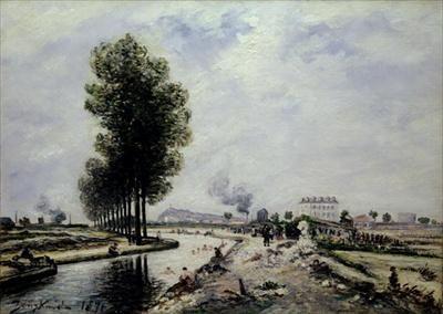[Jongkind - The Canal de l'Ourcq near Pantin] 