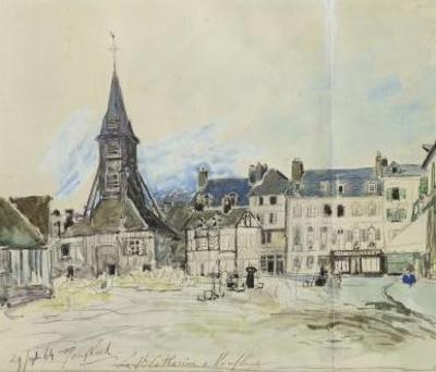 [Jongkind - The Church of Sainte-Catherine, Honfleur] 