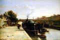 [The Seine at Pont Marie, Paris]