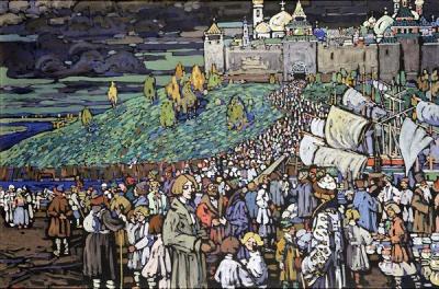[Kandinsky - Arrival of the Merchants] 