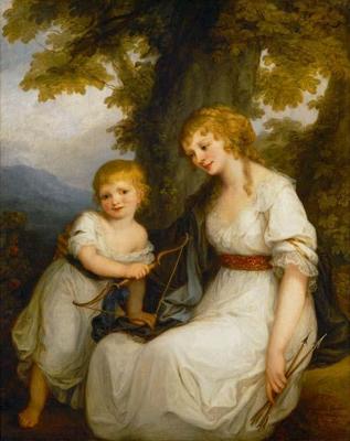 [Kauffmann - Baroness Kruedener and Son] 