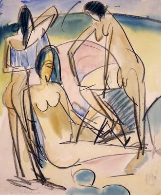 [Kirchner - Bathers on the Shore] 