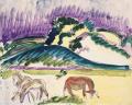 [Cows in the Pasture by the Dunes]