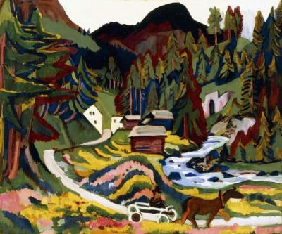 [Kirchner - Landscape in Spring] 
