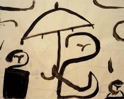 [Klee - With the Parasol] 