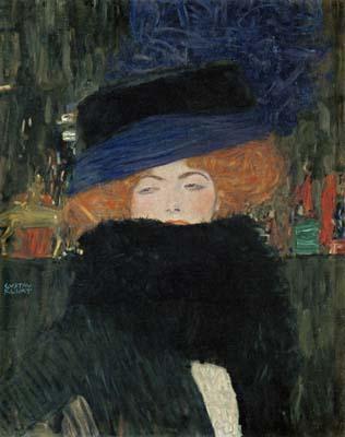 [Klimt - Woman with Hat and Feather Boa] 