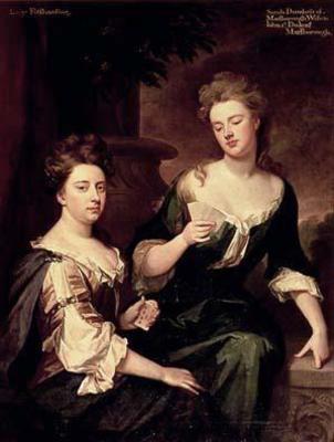 [Kneller - Sarah, Duchess of Marlborough, Playing Cards with Lady Fitzharding] 