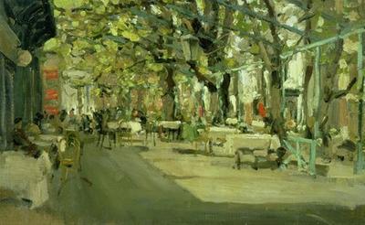 [Korovin - Cafe in Yalta] 