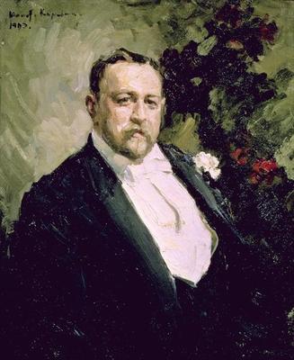 [Korovin - Portrait of Ivan Morosov] 