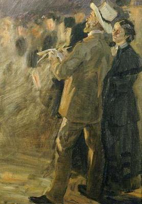 [Kroyer - The Artist Laurits Tuxen with his Wife at the St Hans Ball, Skagen] 