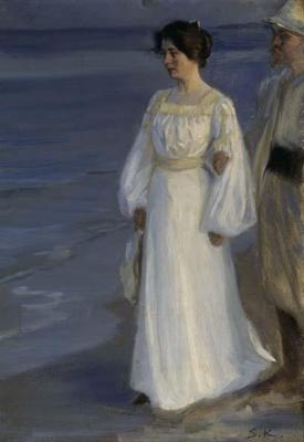 [Kroyer - Marie Kroyer on the Beach] 