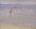 [Sunshine at Skagen, Boys Swimming]