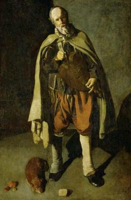 [La Tour - The Hurdy-Gurdy Player with Dog] 