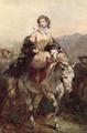 [Young Woman on a Horse]