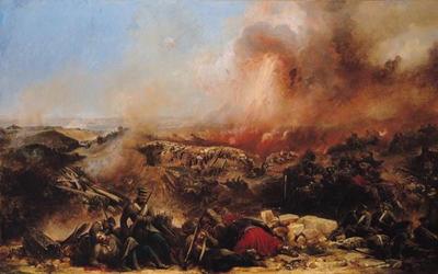 [Langlois - The Battle of Sebastopol, left hand section of Triptych] 