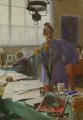 [My Wife, Karin in the Studio]