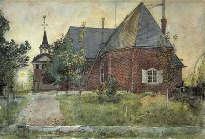 [Larsson - The Old Church at Sundborn] 