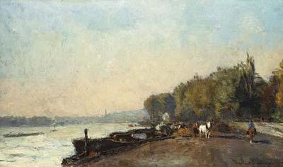 [Lebourg - On the Bridge at Suresnos in Autumn] 