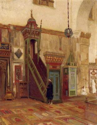 [Leighton - Interior of a Mosque] 