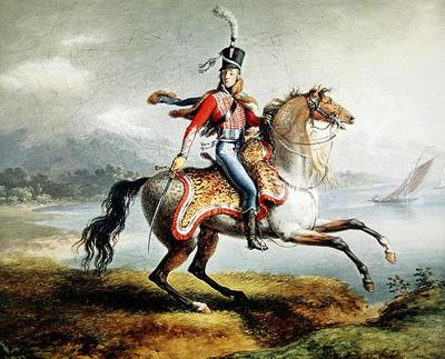 [Lejeune - Equestrian Self Portrait] 