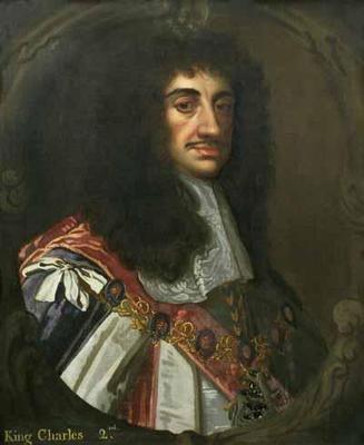 [Lely - Portrait of King Charles II, Wearing Garter Robes] 