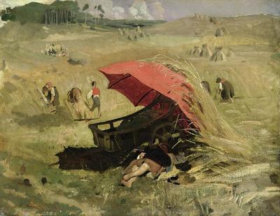 [Lenbach - The Red Sunshade] 