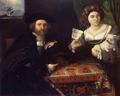 [Husband and Wife, Family Portrait]