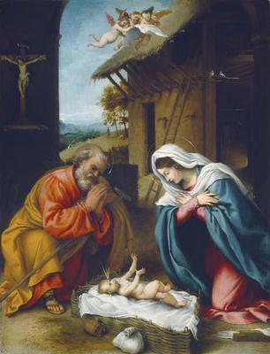 [Lotto - The Nativity, 1523] 
