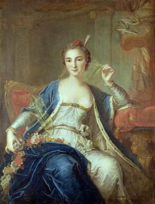[Louis-Michel Van Loo - Portrait of Mademoiselle Marie Salle] 