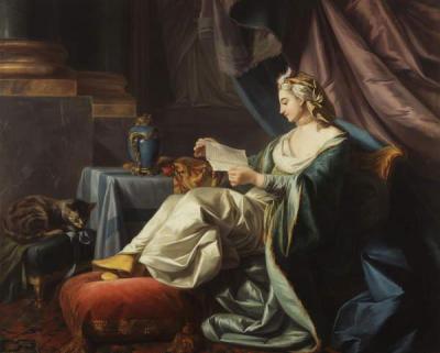 [Louis-Michel Van Loo - A Young Sultan reading a Letter] 