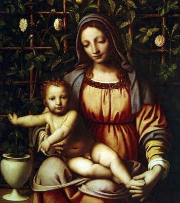[Luini - Virgin of the Rose Bush] 